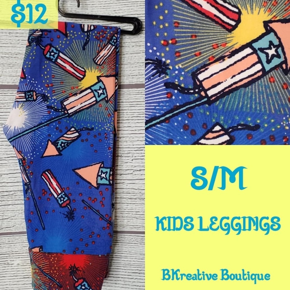 LuLaroe Kids 4th of July Leggings